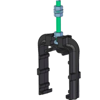 Пластиковый подвес скользящий для троллейного шинопровода TEHNOTRON